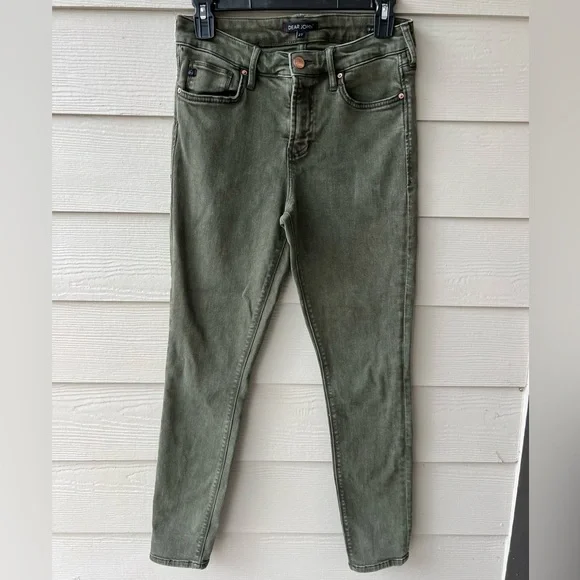 DEAR JOHN GISELE HIGH RISE ANKLE SKINNY JEANS IN CYPRESS size 27 - Picture 4 of 8
